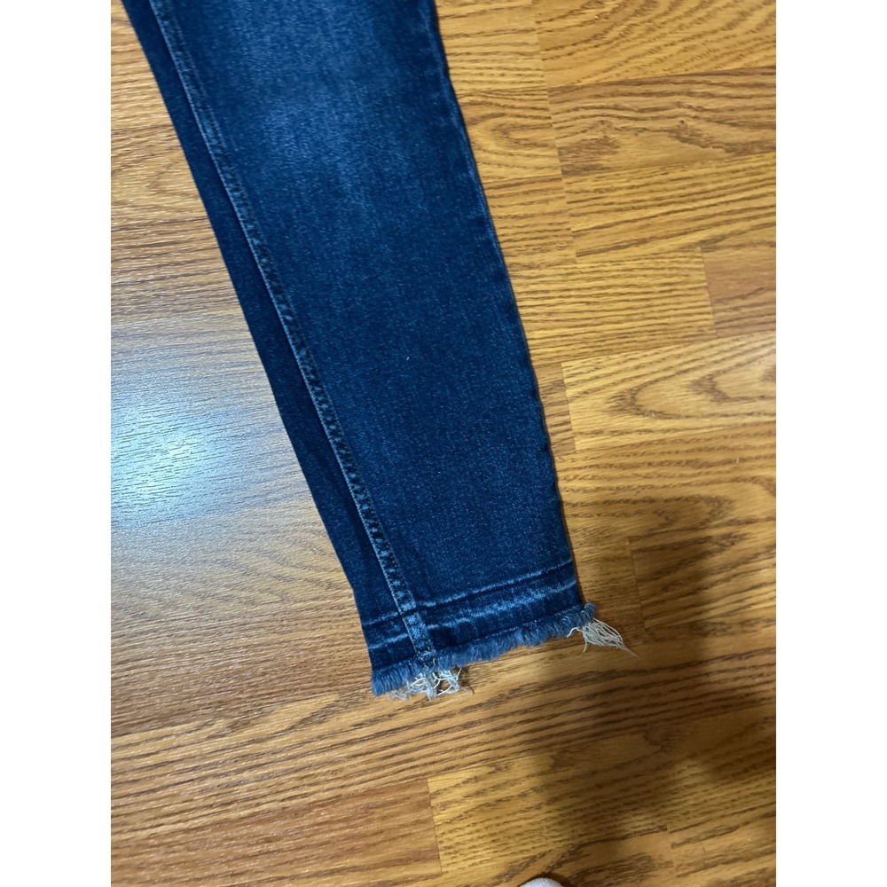 Judy Blue Slim Fit Dark Wash Raw Hem Jeans JB88704 Size 3/26 - Picture 3 of 6